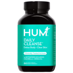 HUM Nutrition Daily Cleanse Capsules For Skin & Body Detox