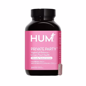 HUM Nutrition Private Party Vaginal Probiotic Capsules For Ph Balance